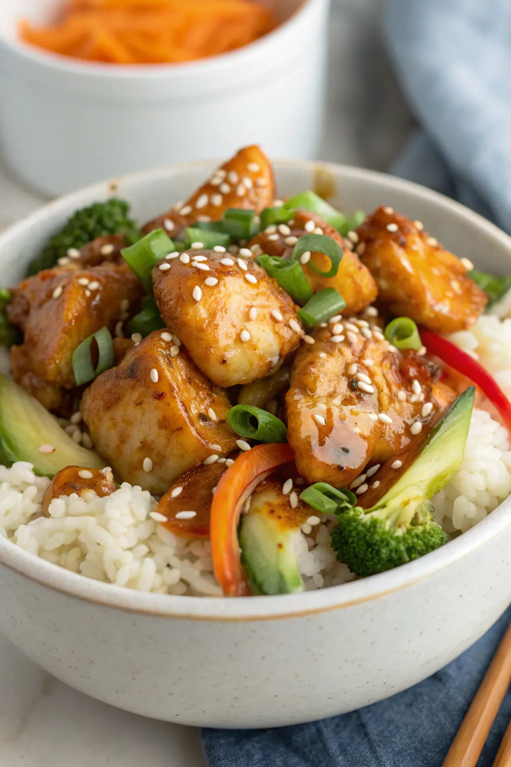 Hot Honey Chicken Bowls