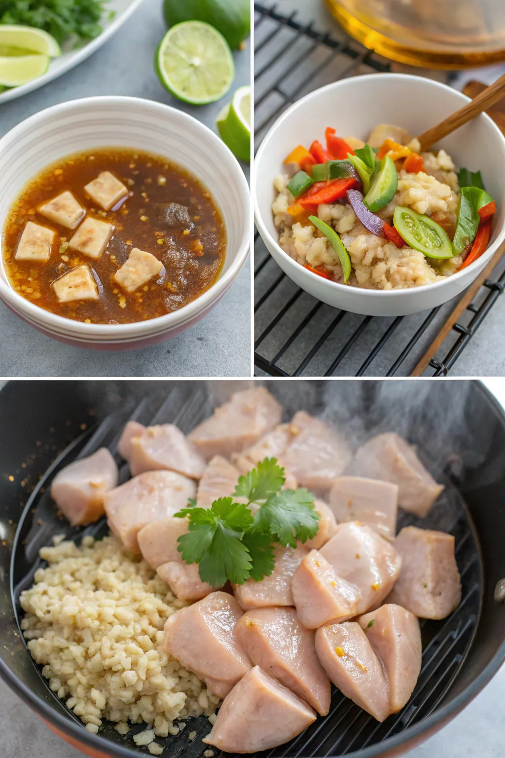 Hot Honey Chicken Bowls