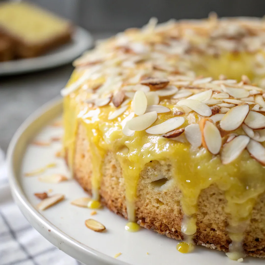 Lemon Coconut Almond Cake