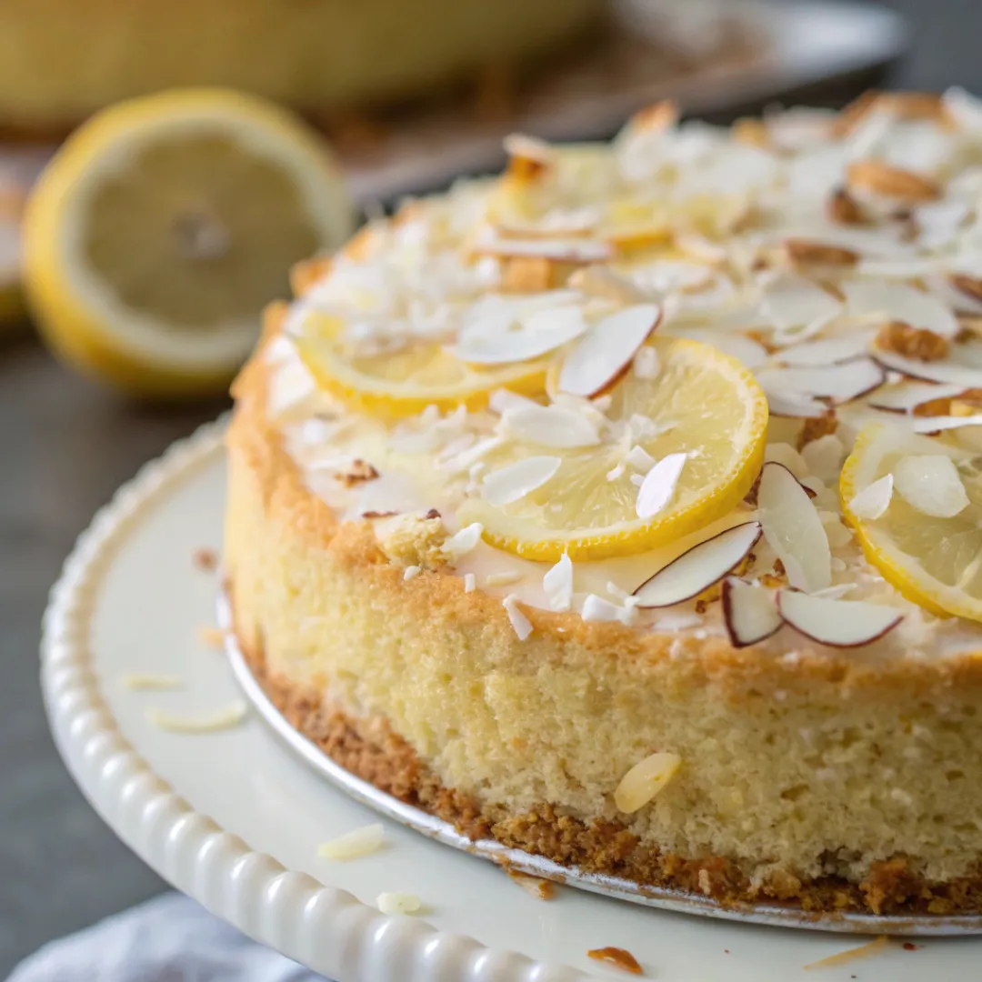 Lemon Coconut Almond Cake 2 Lemon Coconut Almond Cake