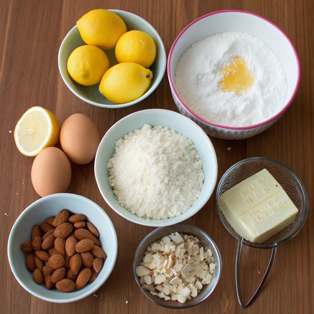 Lemon Coconut Almond Cake 3 Lemon Coconut Almond Cake