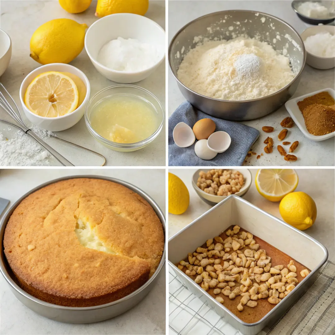 Lemon Coconut Almond Cake 4 Lemon Coconut Almond Cake