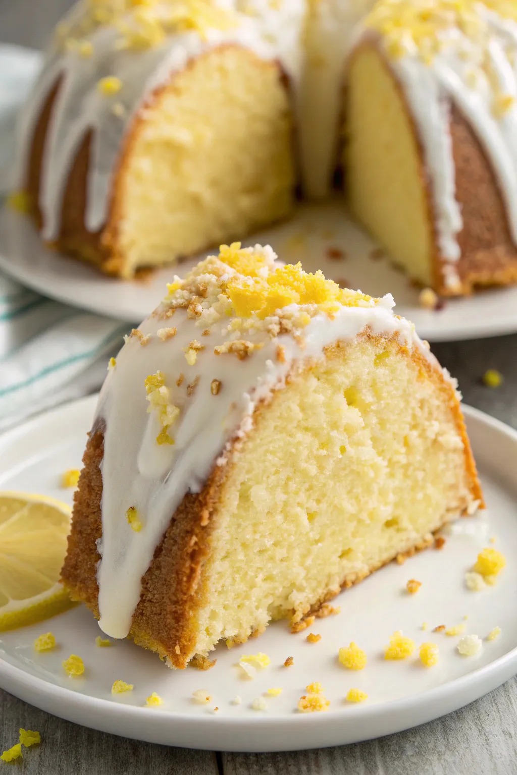 Lemon Cream Cheese Pound Cake