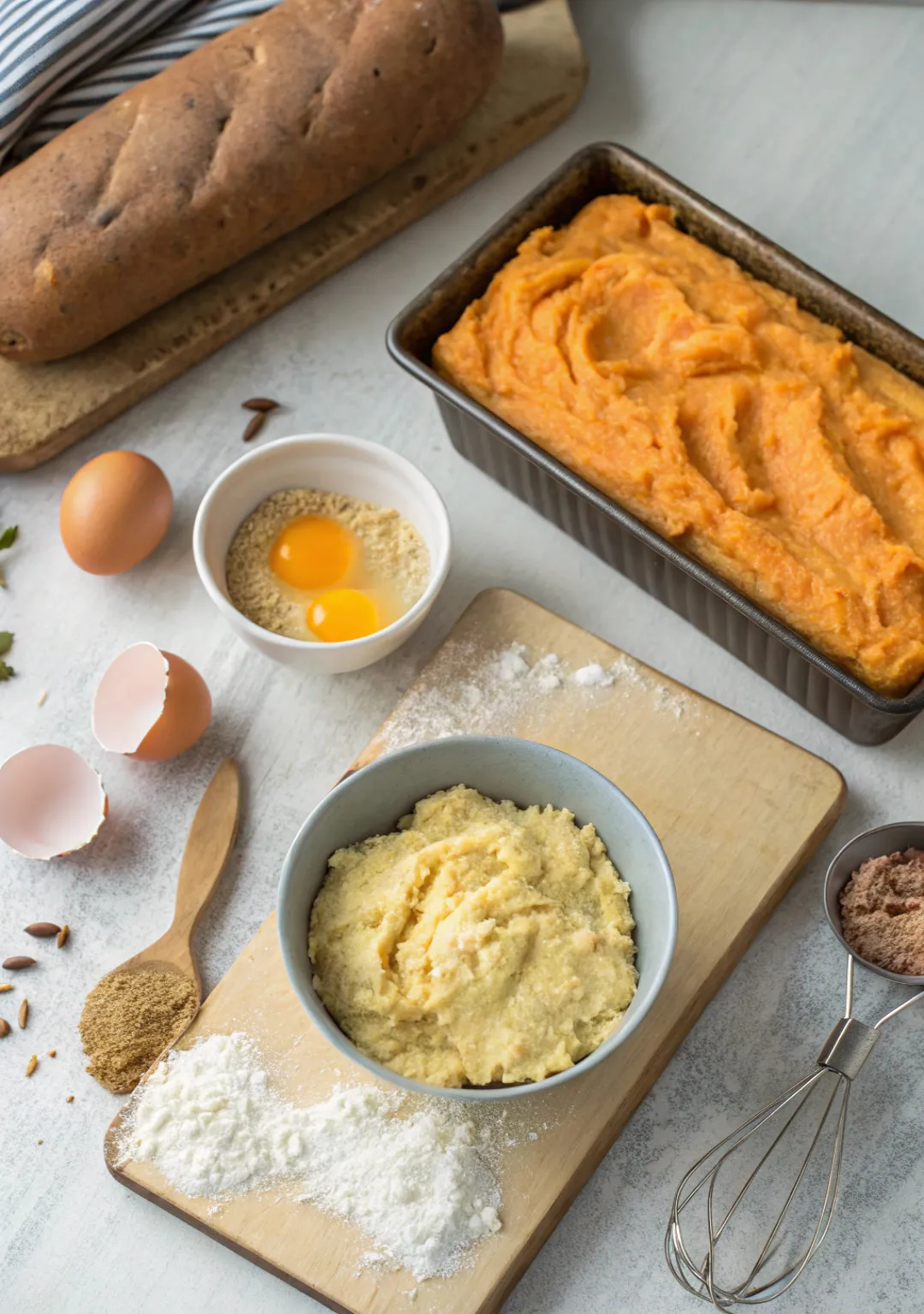 Sweet Potato & Coconut Flour Bread