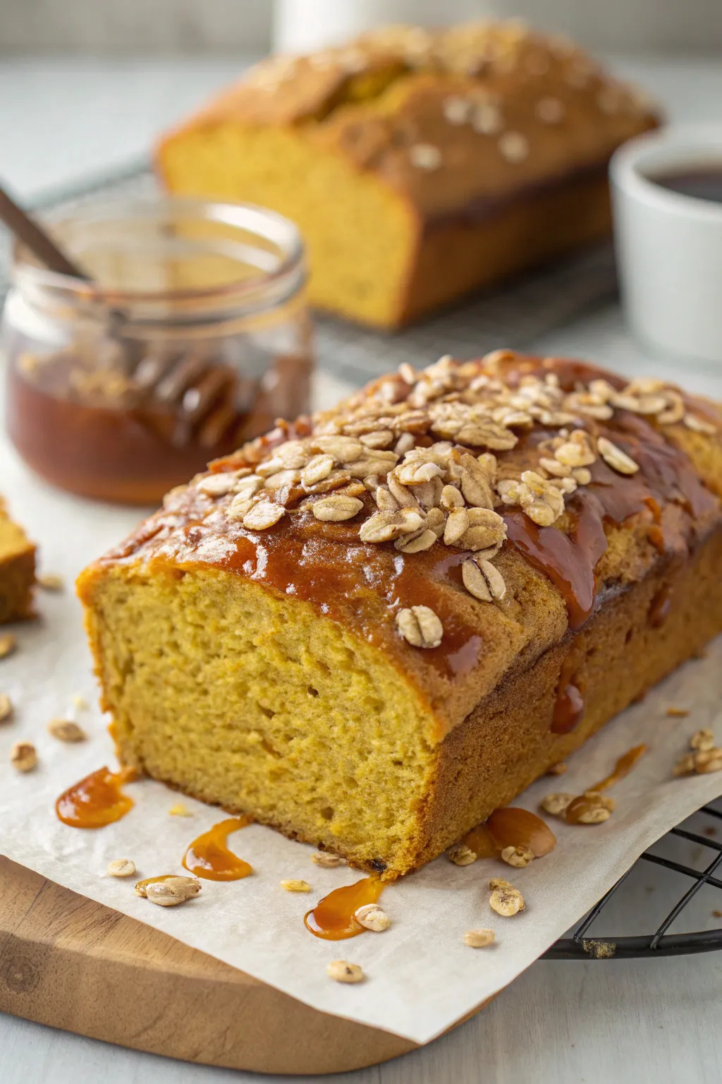 Sweet Potato Maple Oat Bread