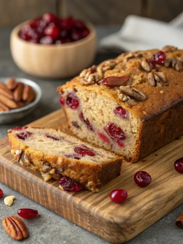Cranberry Banana Nut Bread
