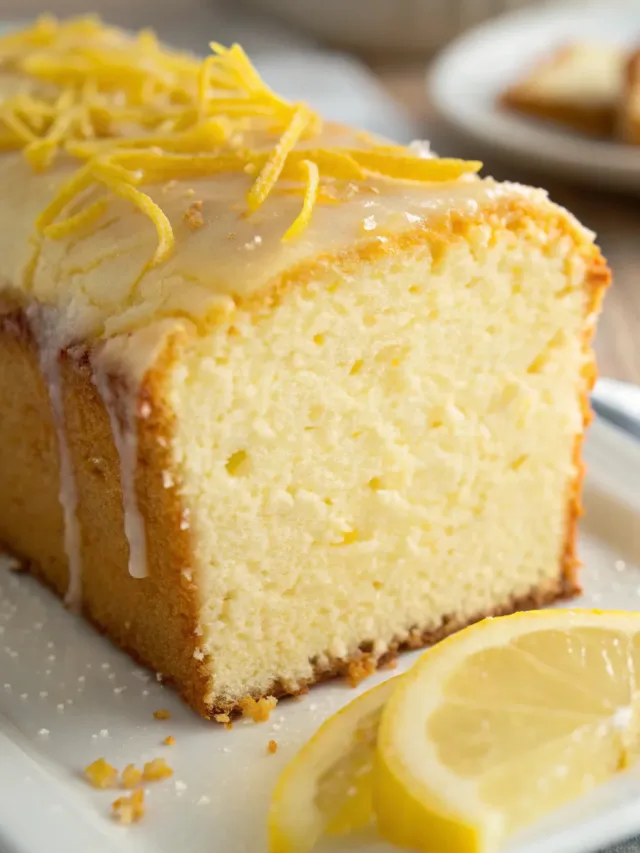 Lemon Cream Cheese Pound Cake
