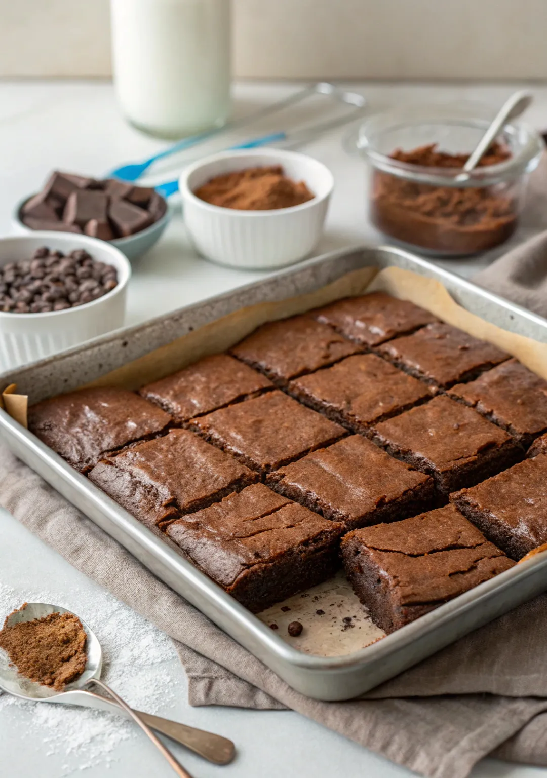 homemade brownies