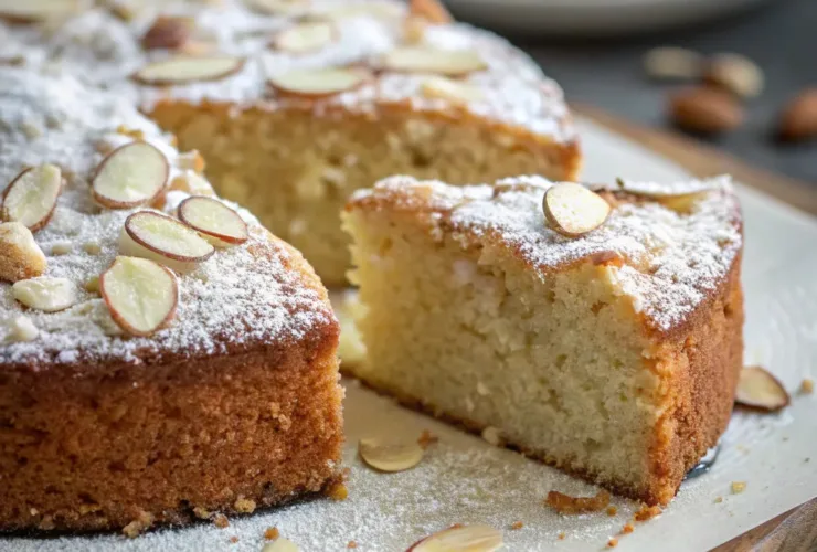 Almond Cardamom Cake