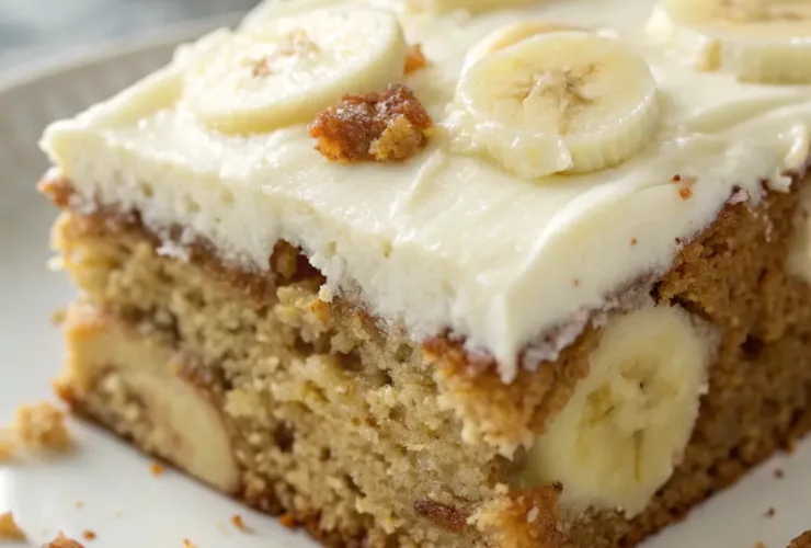 Banana Bread Cake with Cream Cheese Frosting