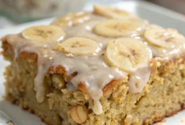 Banana Oatmeal Yogurt Cake