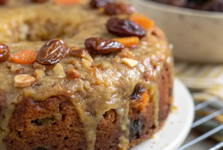 Carrot Date Almond Cake