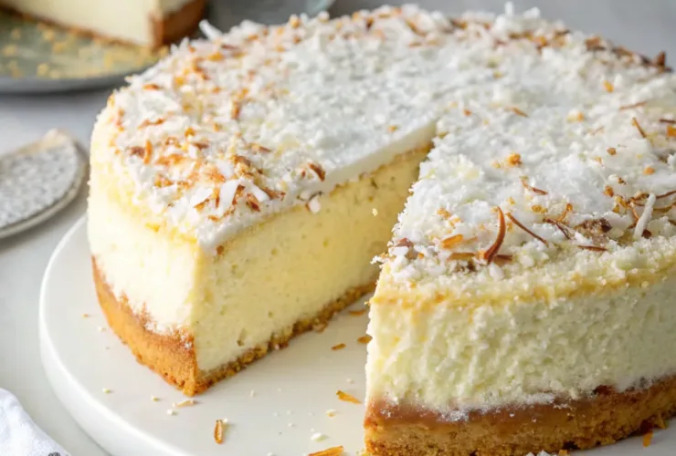Coconut Ricotta Cream Cake
