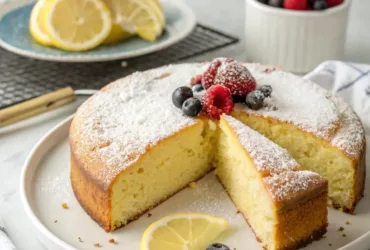 Easy Lemon Ricotta Cake