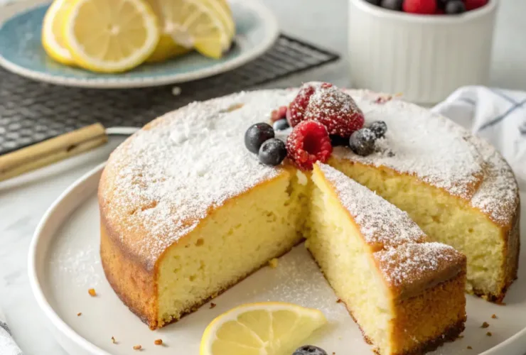 Easy Lemon Ricotta Cake
