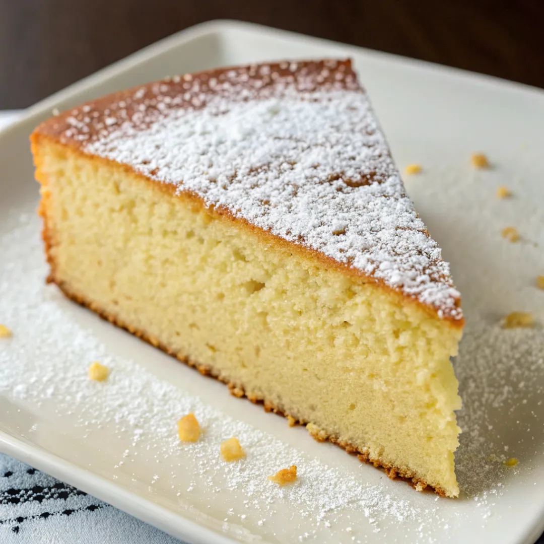 Eggless Vanilla Cake