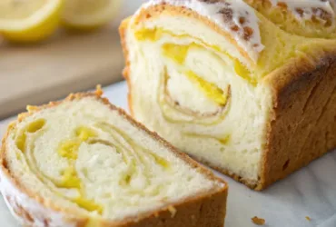 Lemon Cream Cheese Swirl Bread