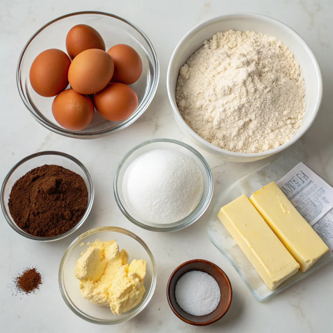 Low-Sugar Marble Butter Cake