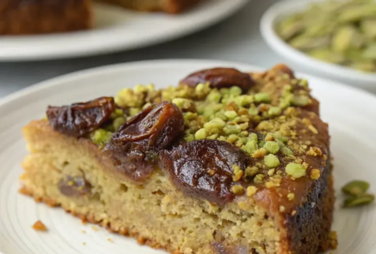 Pistachio and Date Cake