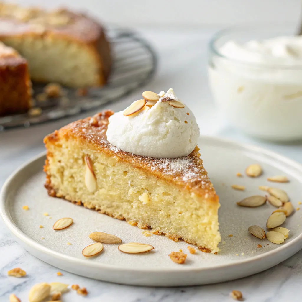 Almond Flour Greek Yogurt Cake