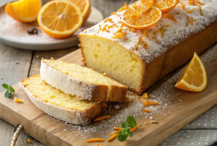 Almond Flour Orange Pound Cake