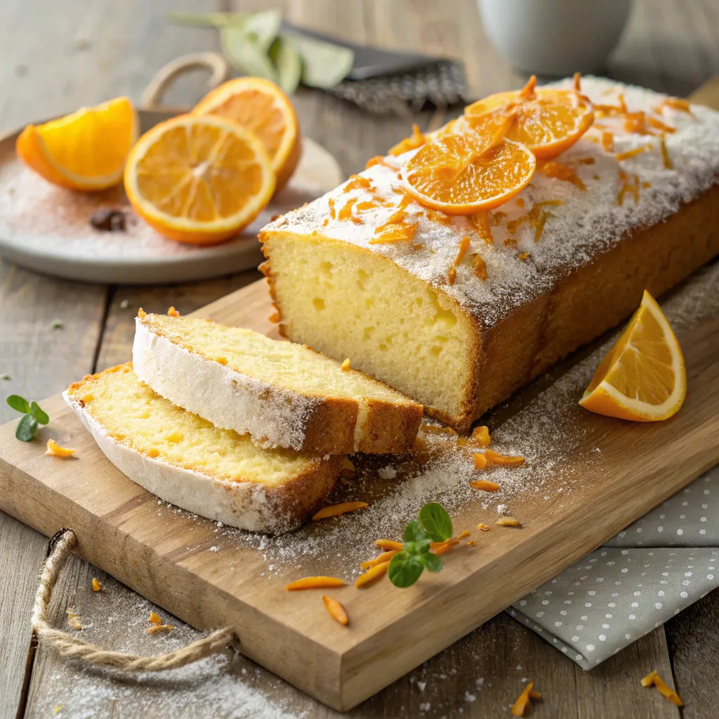 Almond Flour Orange Pound Cake