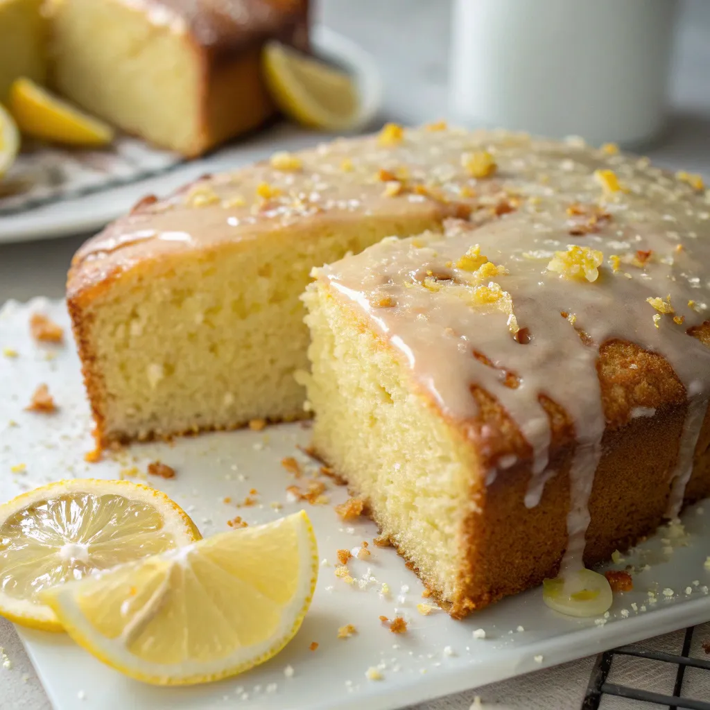 Condensed Milk and Lemon Cake