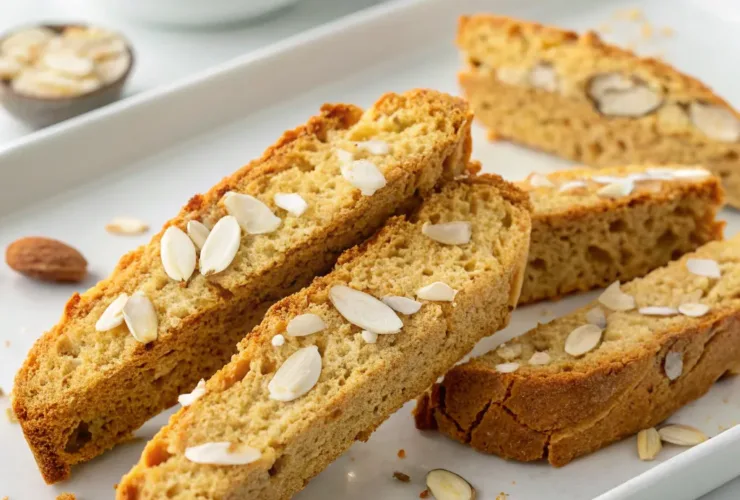 Double Coconut Almond Biscotti