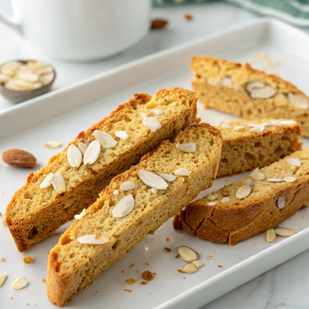Double Coconut Almond Biscotti