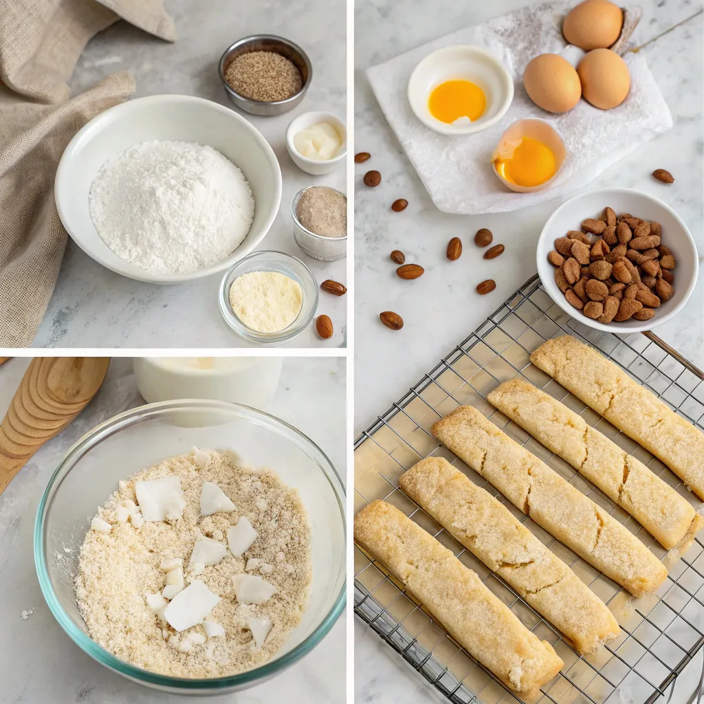Double Coconut Almond Biscotti
