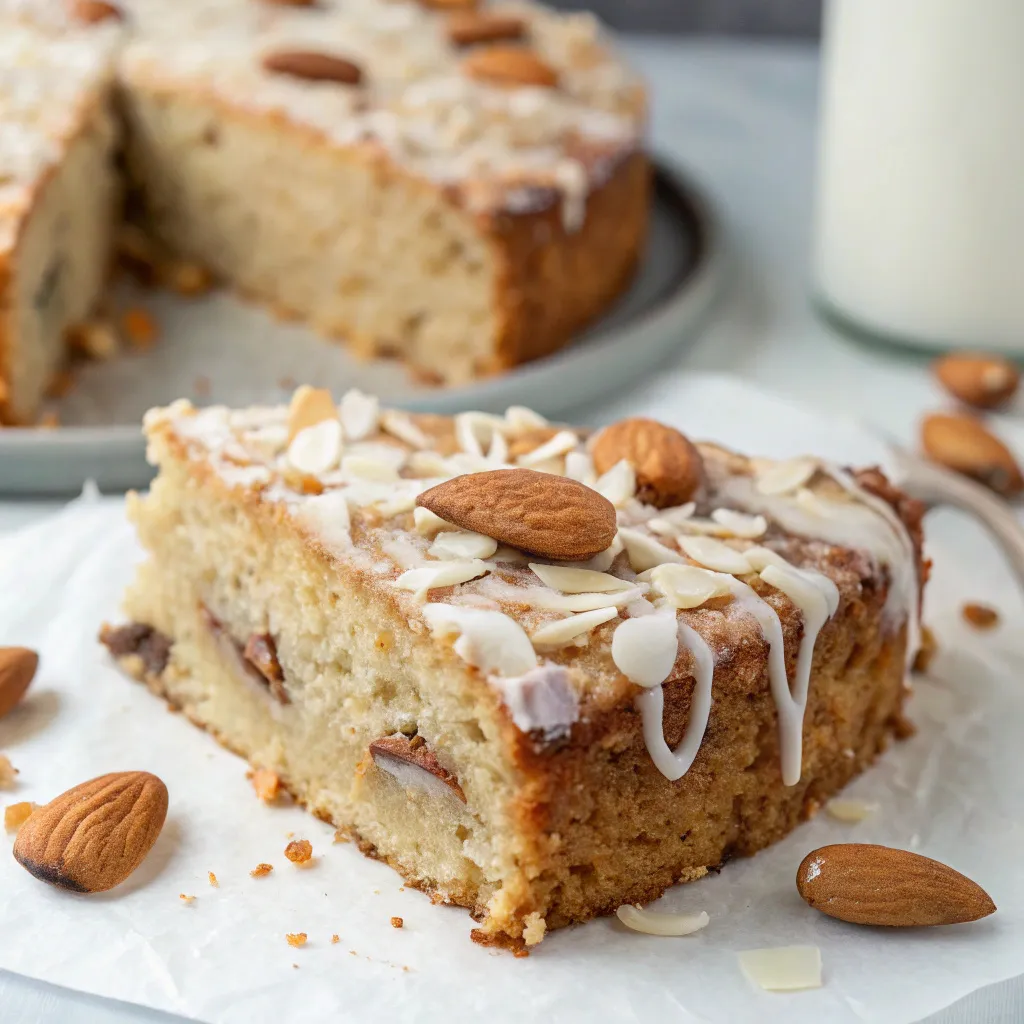 Flourless Almond Joy Greek Yogurt Cake