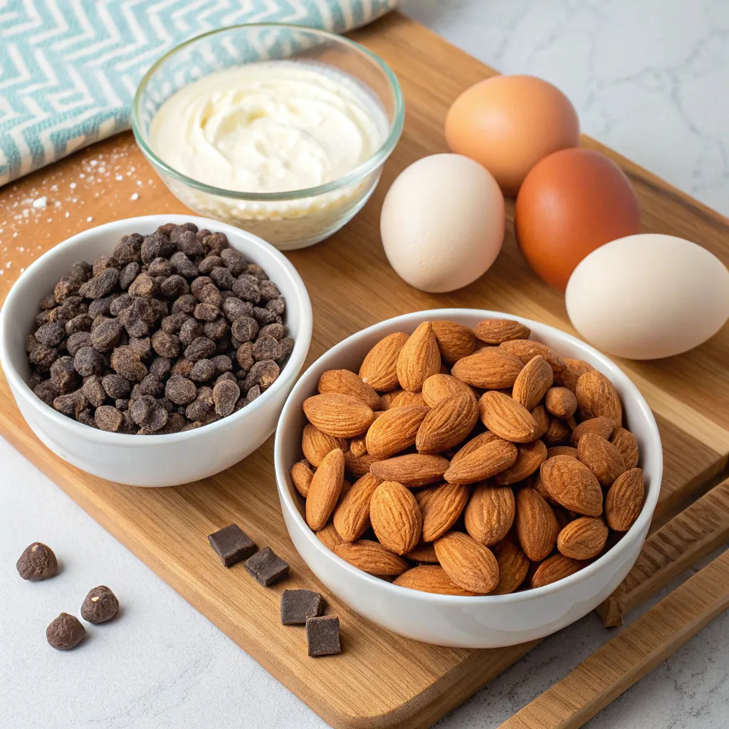 Flourless Almond Joy Greek Yogurt Cake