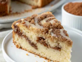 Flourless Cinnamon Swirl Greek Yogurt Cake