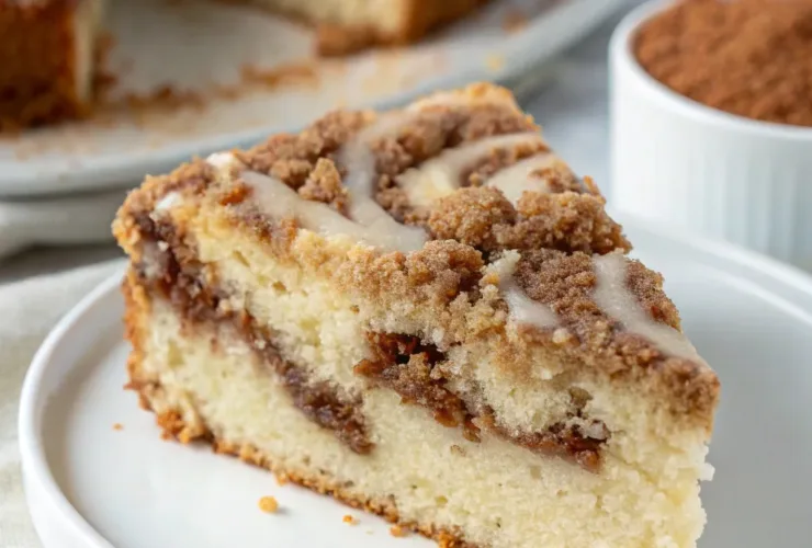 Flourless Cinnamon Swirl Greek Yogurt Cake