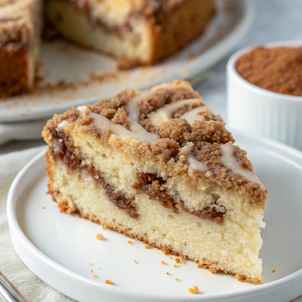 Flourless Cinnamon Swirl Greek Yogurt Cake