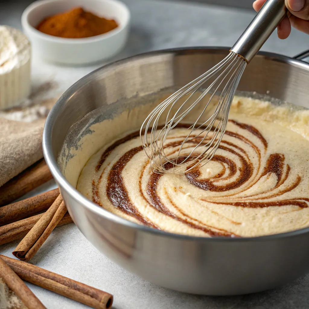 Flourless Cinnamon Swirl Greek Yogurt Cake
