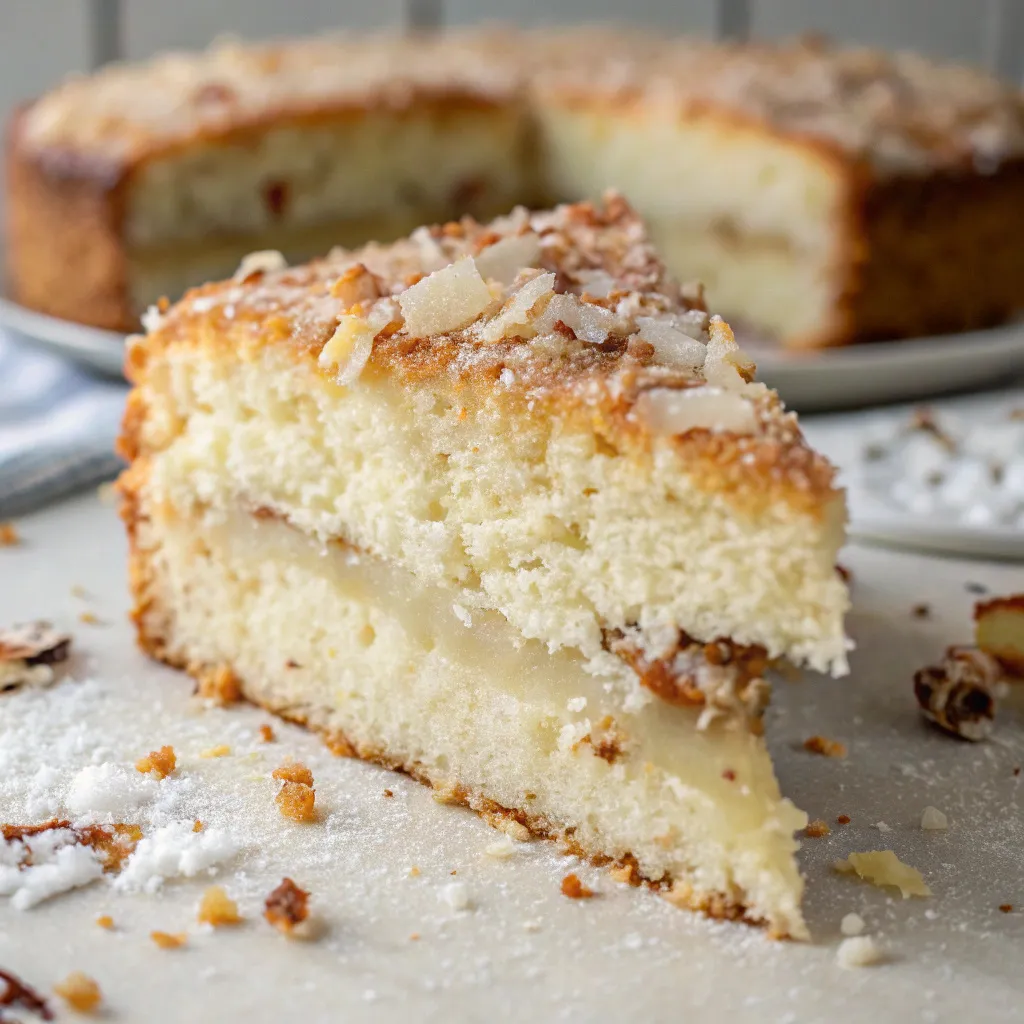 Flourless Coconut Greek Yogurt Cake