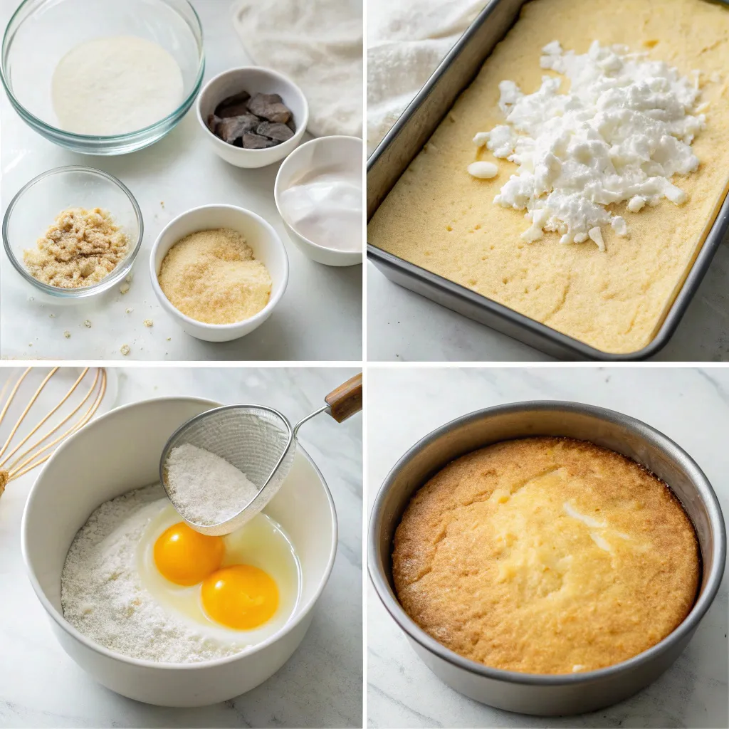 Flourless Coconut Greek Yogurt Cake
