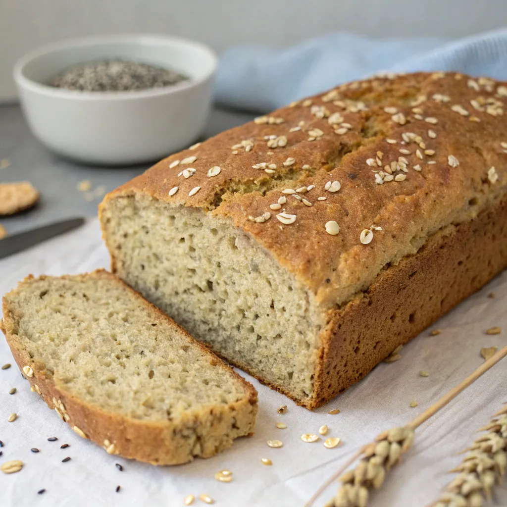 Flourless Oat and Chia Bread