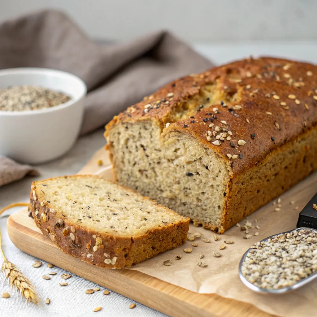 Flourless Oat and Chia Bread