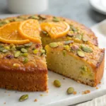 Flourless Orange, Pistachio & Almond Cake