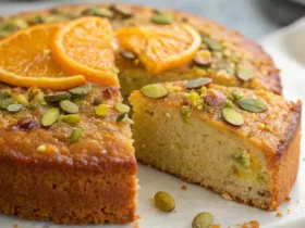 Flourless Orange, Pistachio & Almond Cake