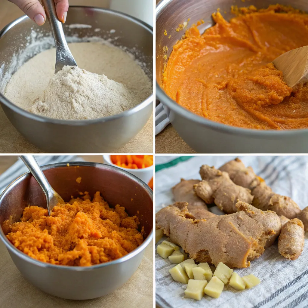 Flourless Sweet Potato Ginger Cake