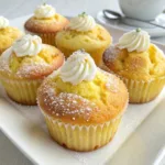 Fluffy Soft Lemon Muffins