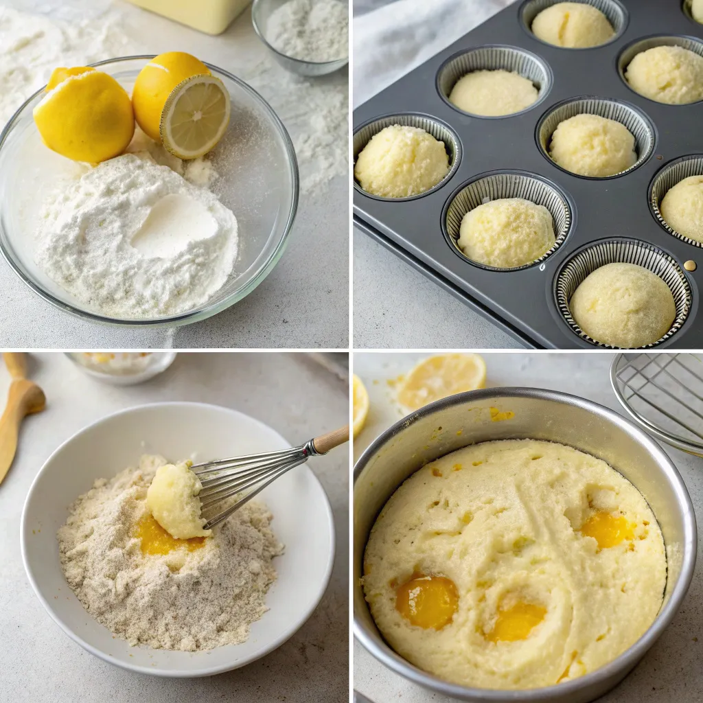 Fluffy Soft Lemon Muffins