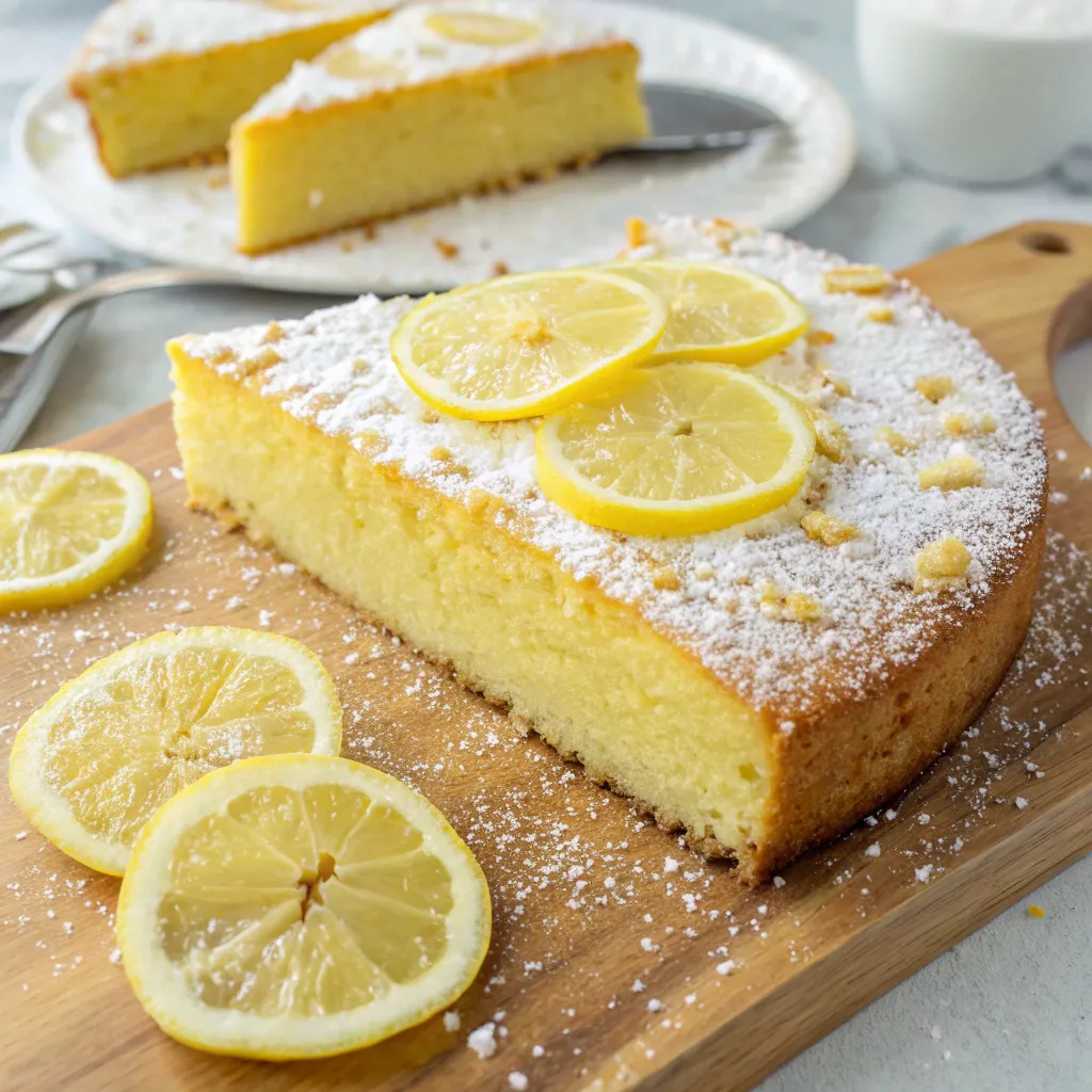 Gluten-Free Vegan Lemon Yogurt Cake