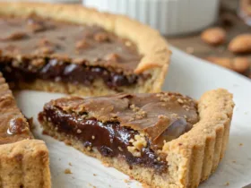Gooey Nutella Cookie Tart