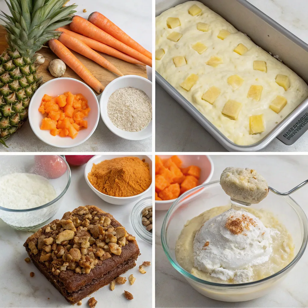Hawaiian Carrot Pineapple Cake