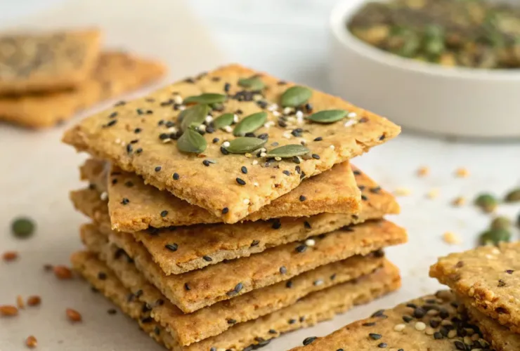 Homemade Super Seed Crackers