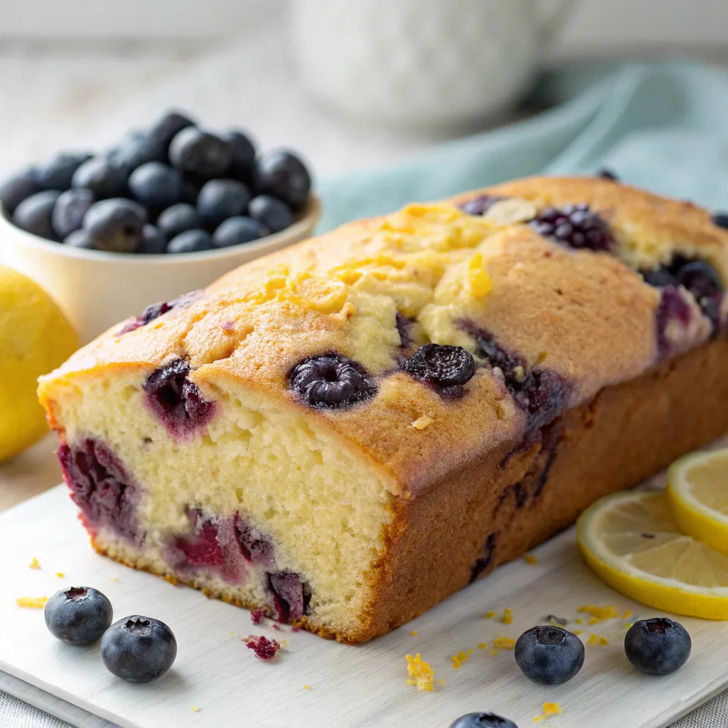 Lemon Blueberry Yogurt Loaf